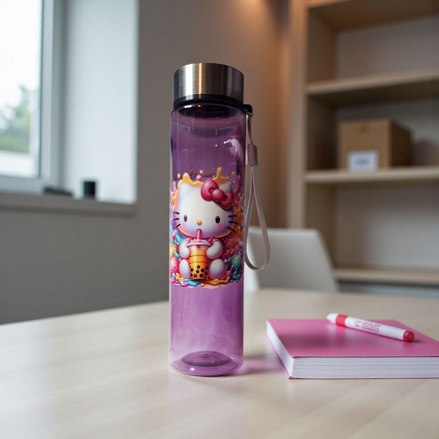 Boba Kitty Water Bottle