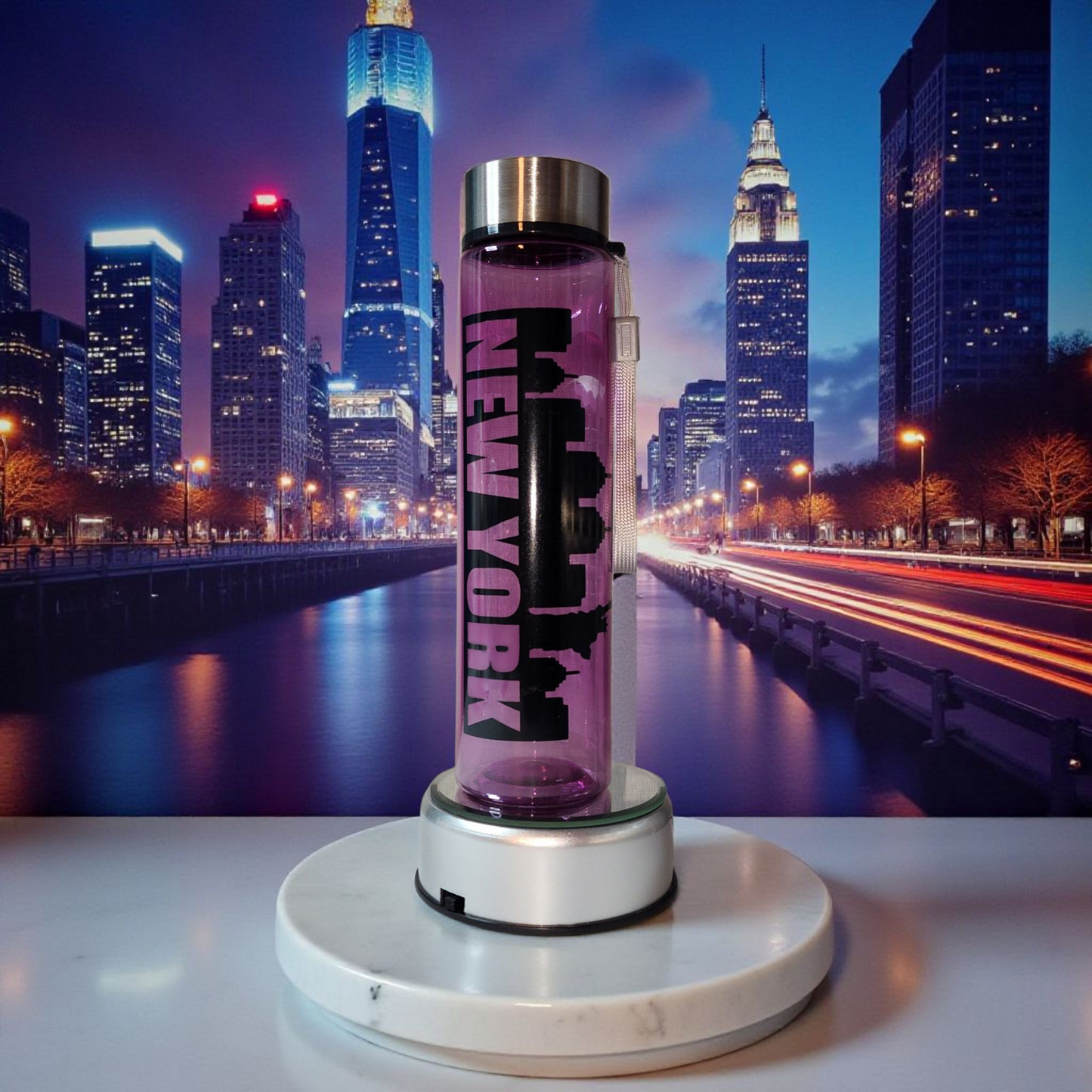 New York Skyline Water Bottle