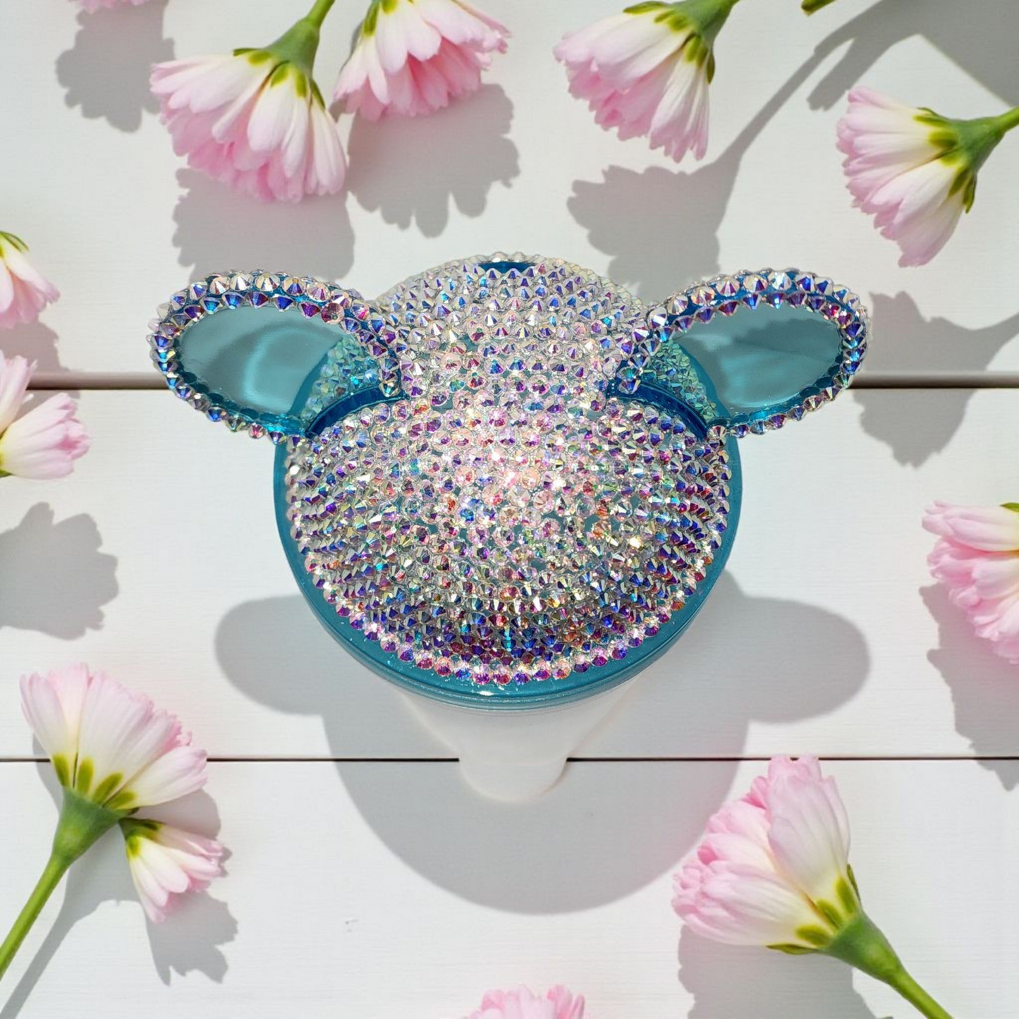 Rhinestone Mouse Ear Top Cup