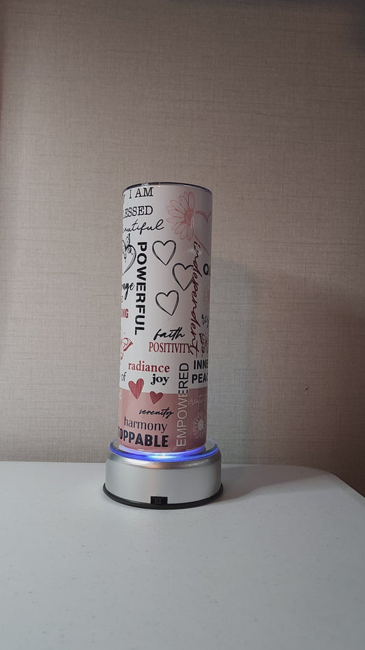 African American Woman with Inspirational Quotes