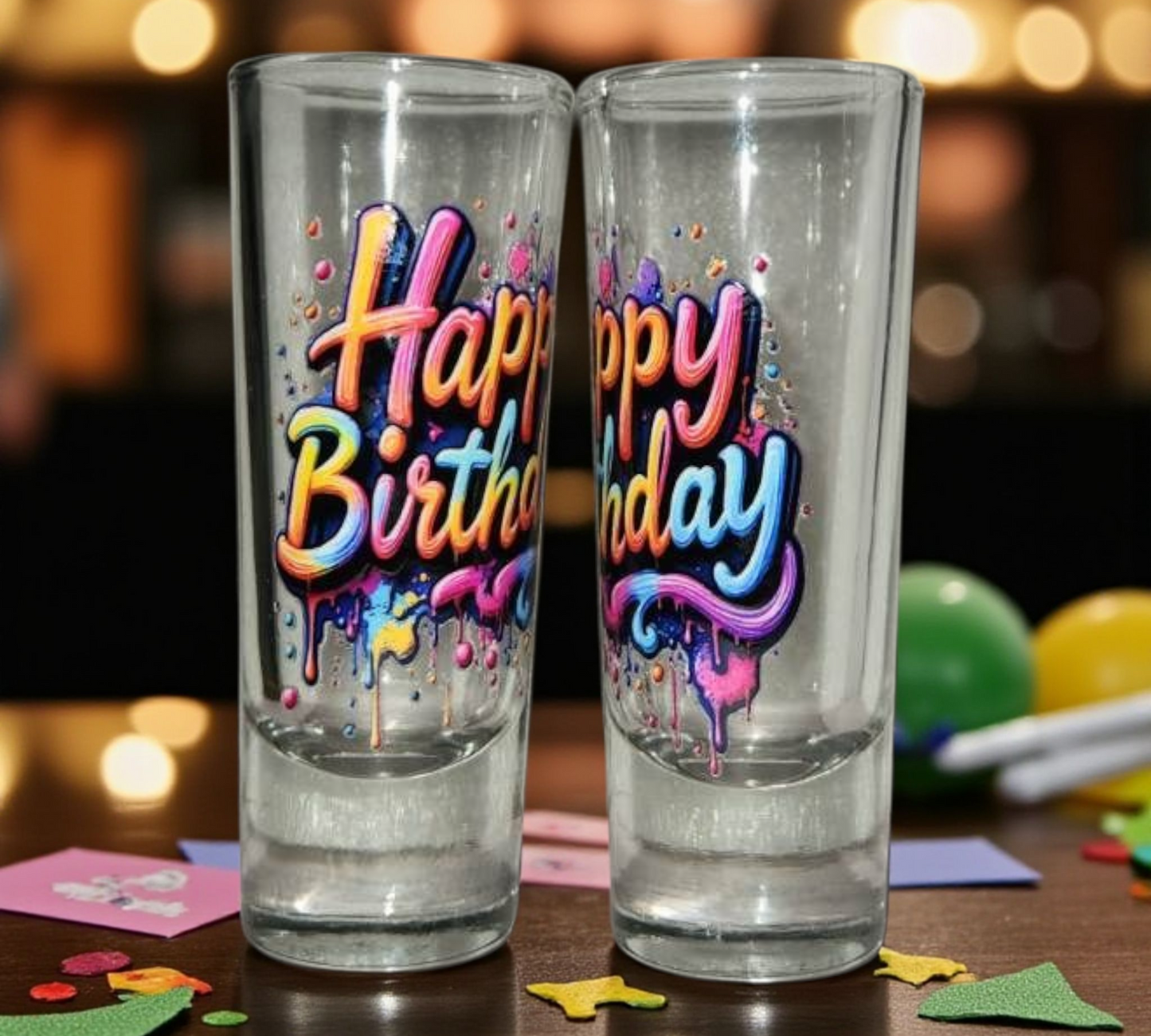 Happy Birthday Shot Glasses