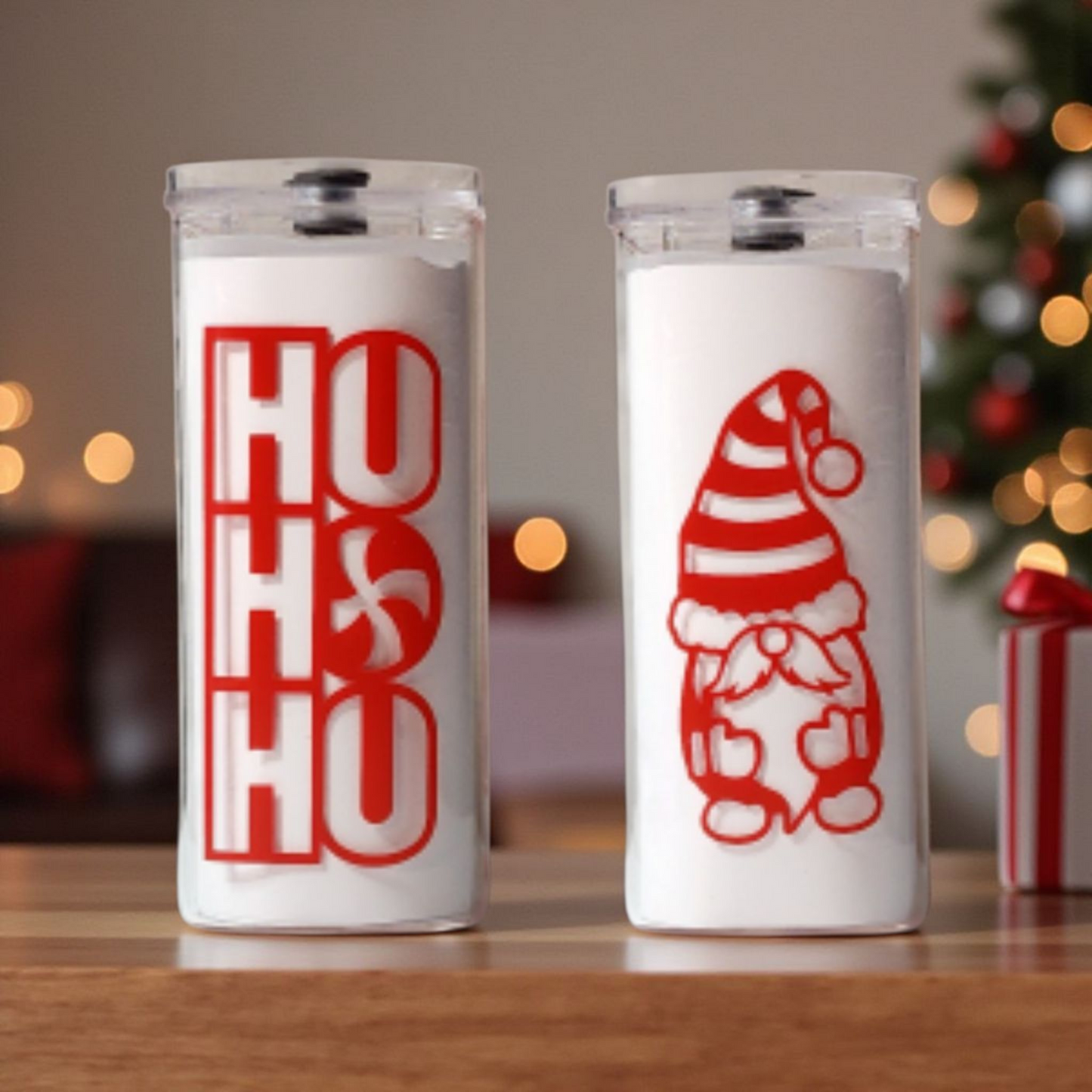 Red Gnome and "Ho Ho Ho" Design