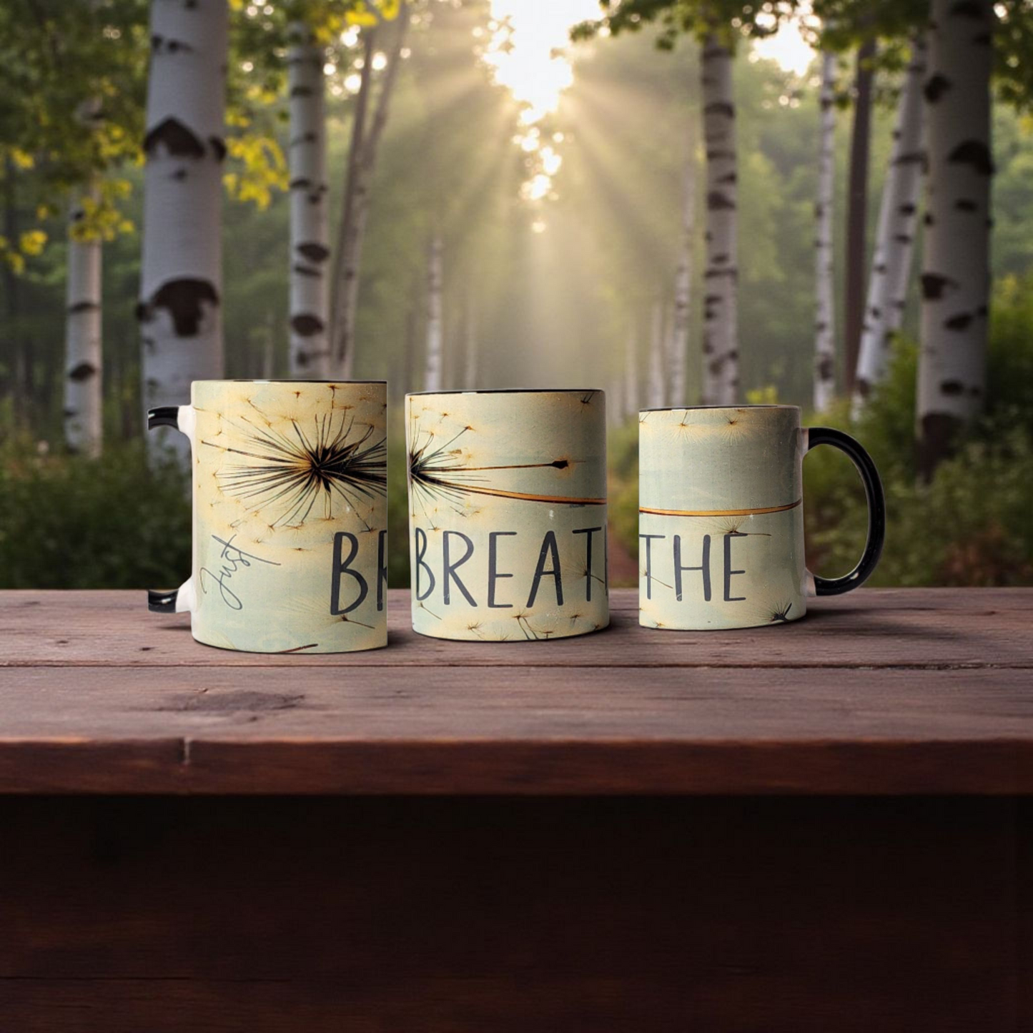 "Just Breathe" 11 oz Mug