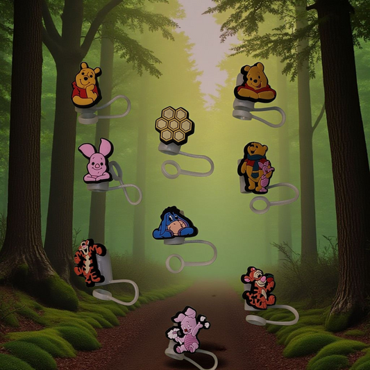 Honey Bear Straw Topper