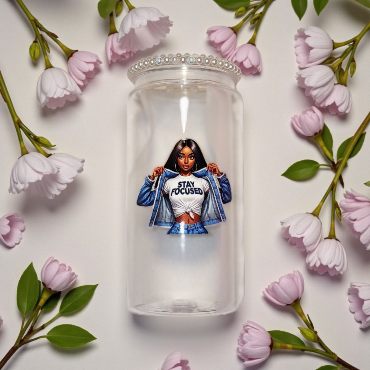 African American Woman "Stay Focused"