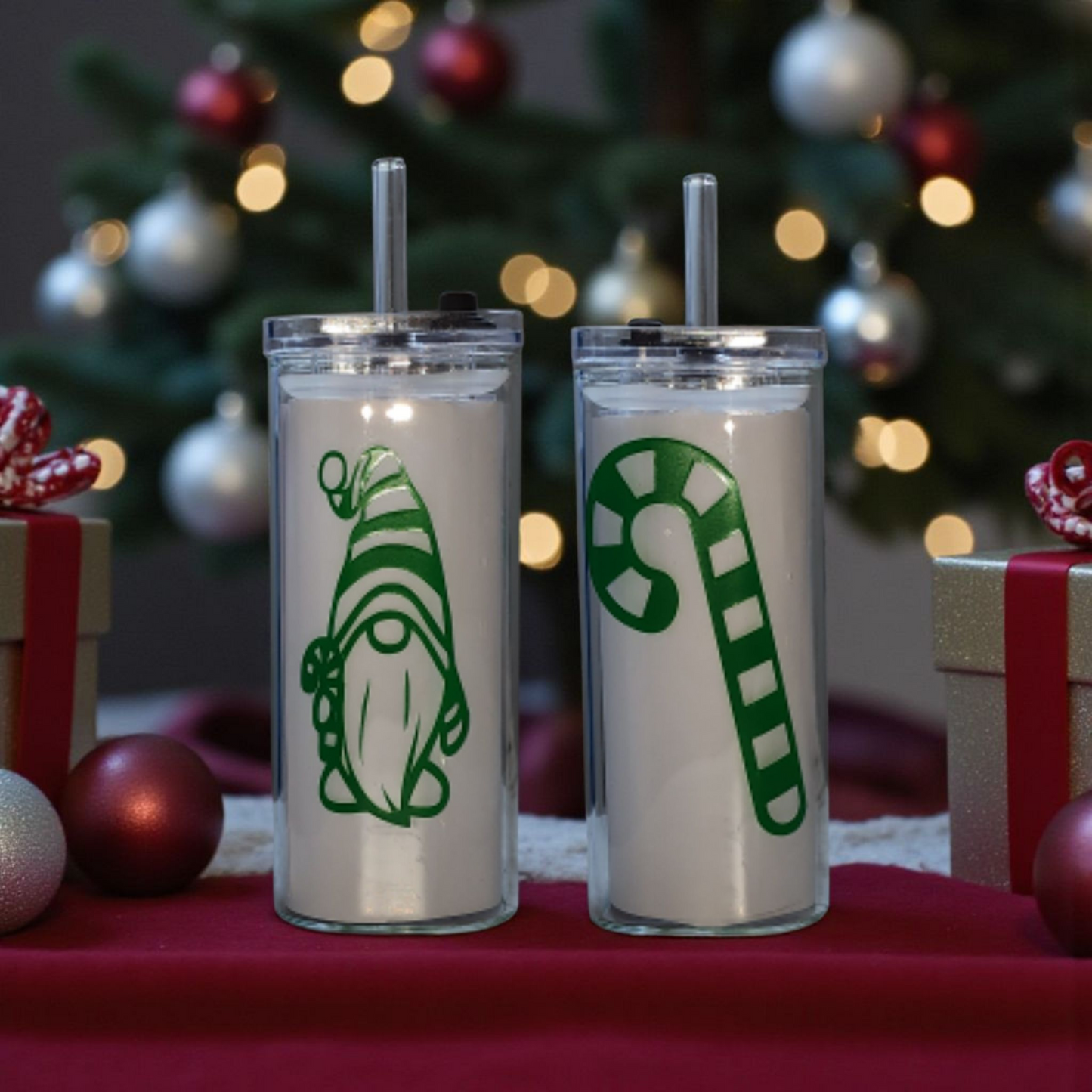 Green Gnome and Candy Cane