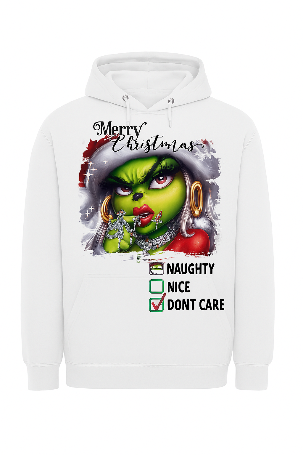 Ms. Grinch "Merry Christmas Naughty List"
