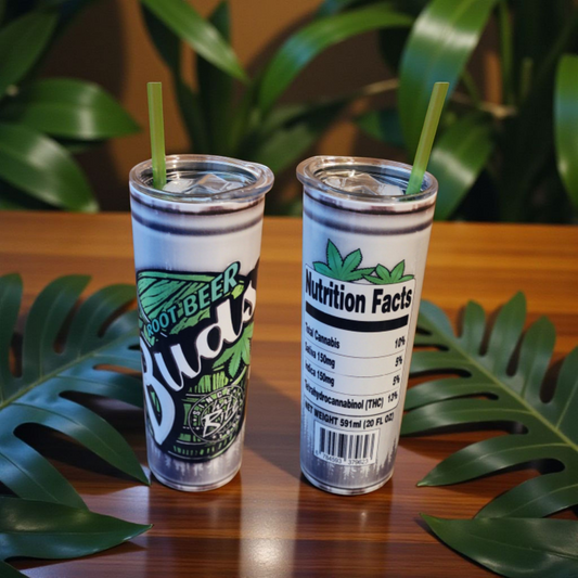 "Root Beer Buds" Soda Can Theme