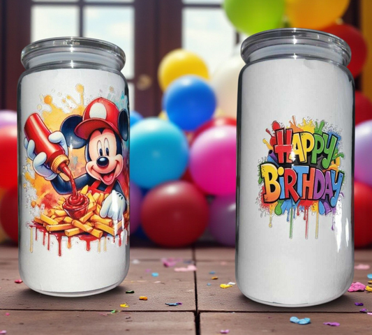 French Fries Theme "Happy Birthday"