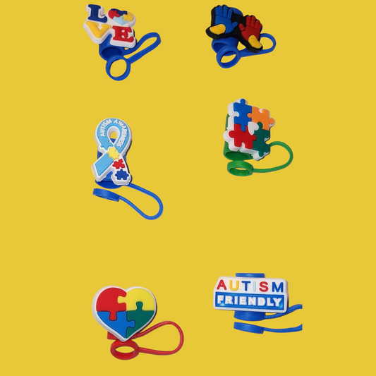 Autism Straw Topper