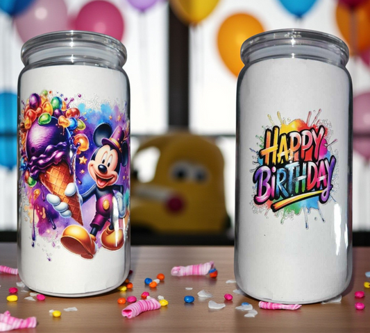 Ice Cream Themed "Happy Birthday"