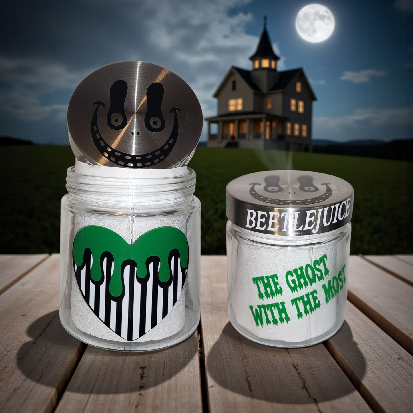 Beetlejuice Inspired Candy Jar