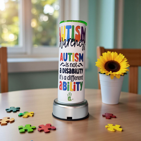 Autism Awareness with Quote Theme