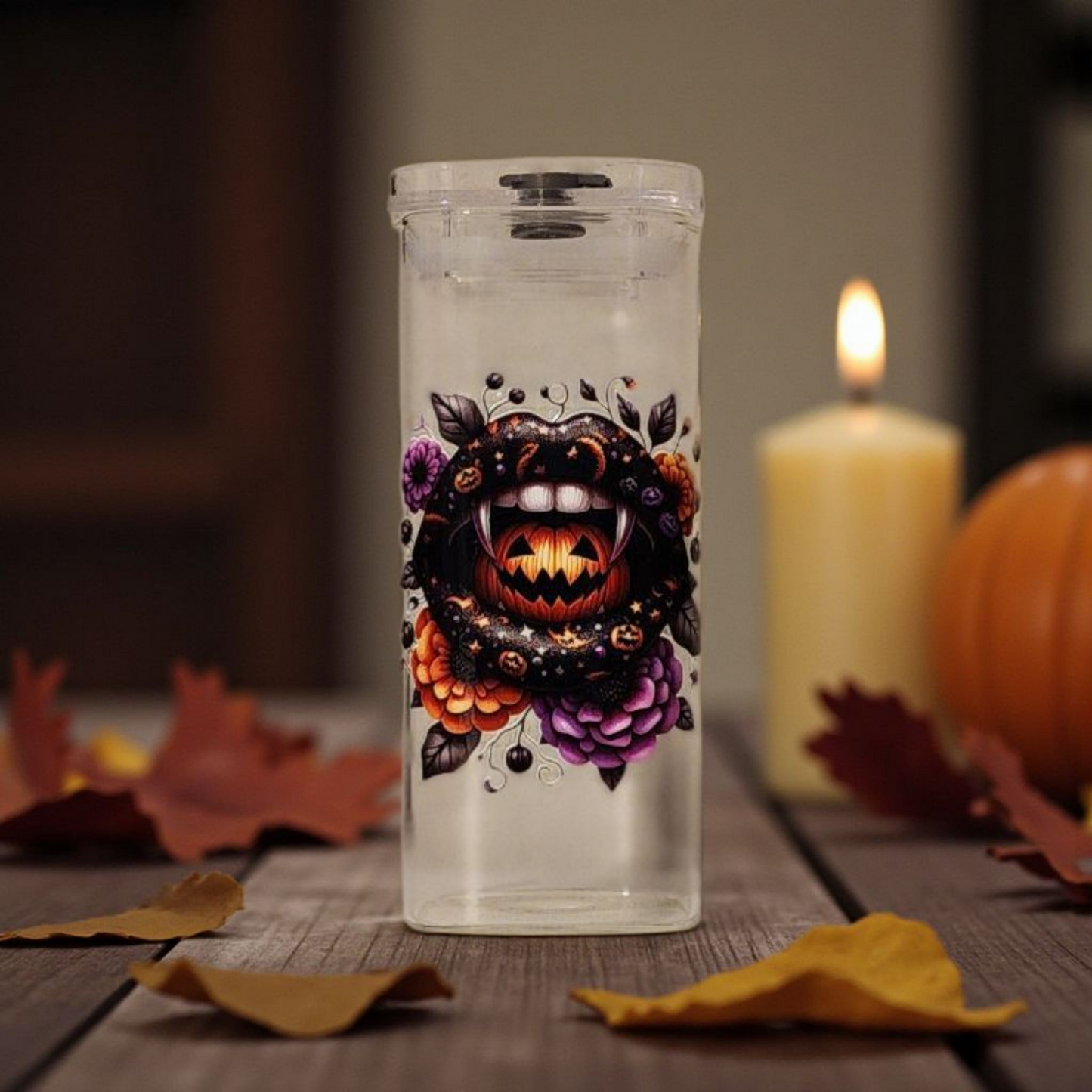 Vampire Lips with Pumpkin