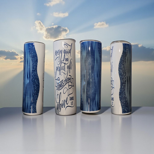"Every good and perfect gift is from above" James 1:17 Tumbler