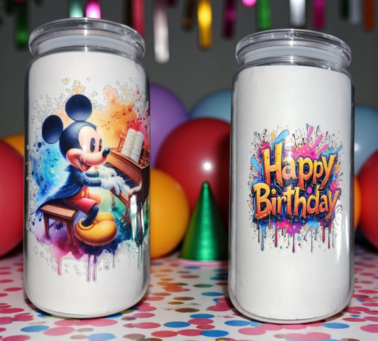 Piano Themed "Happy Birthday"