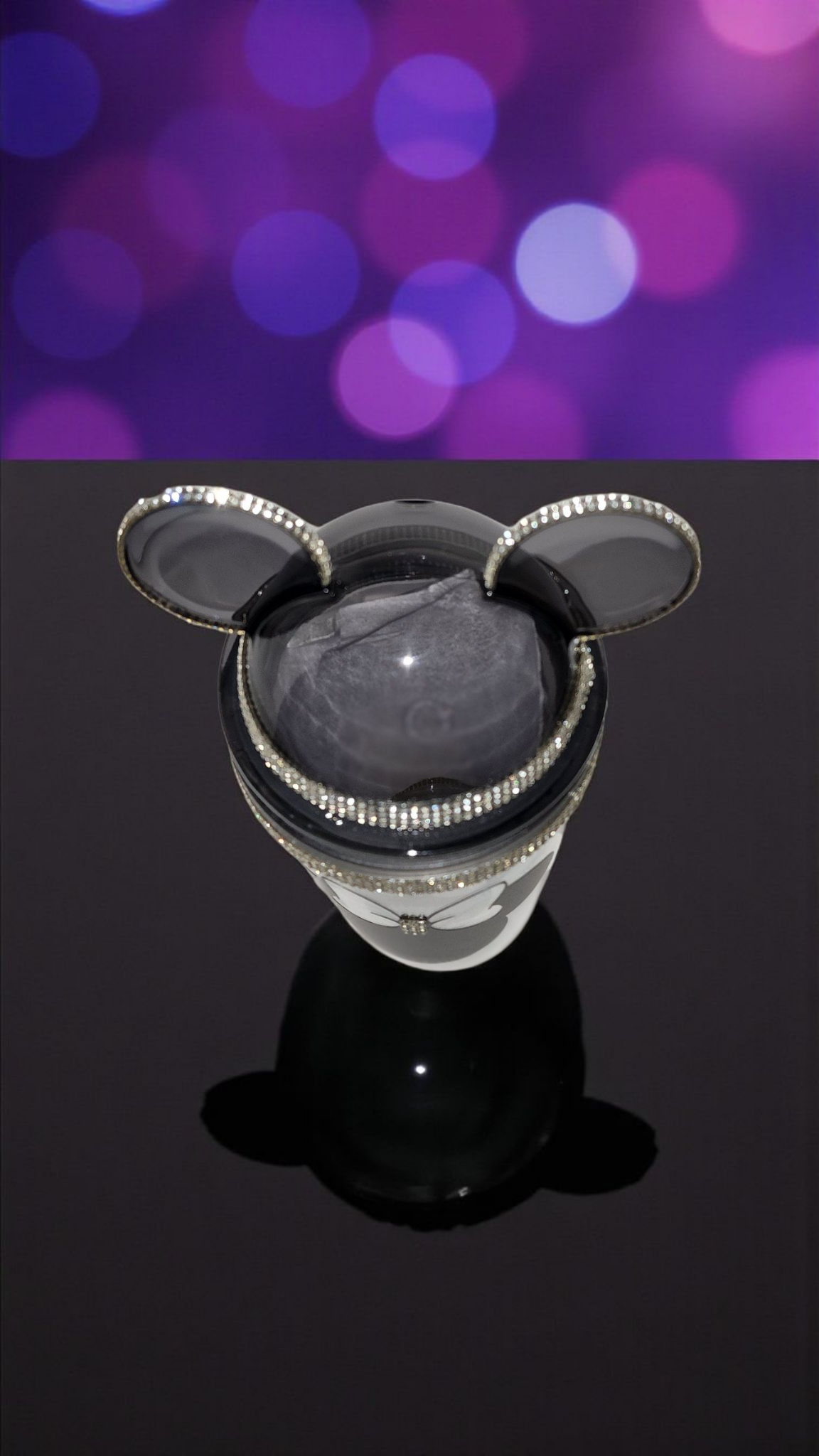 Mouse Face with Rhinestones