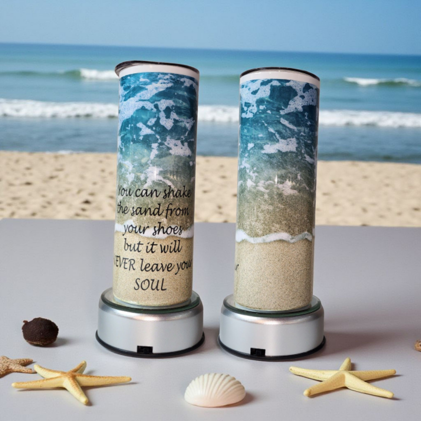 "You can shake the sand from your shoes but it will never leave your soul"