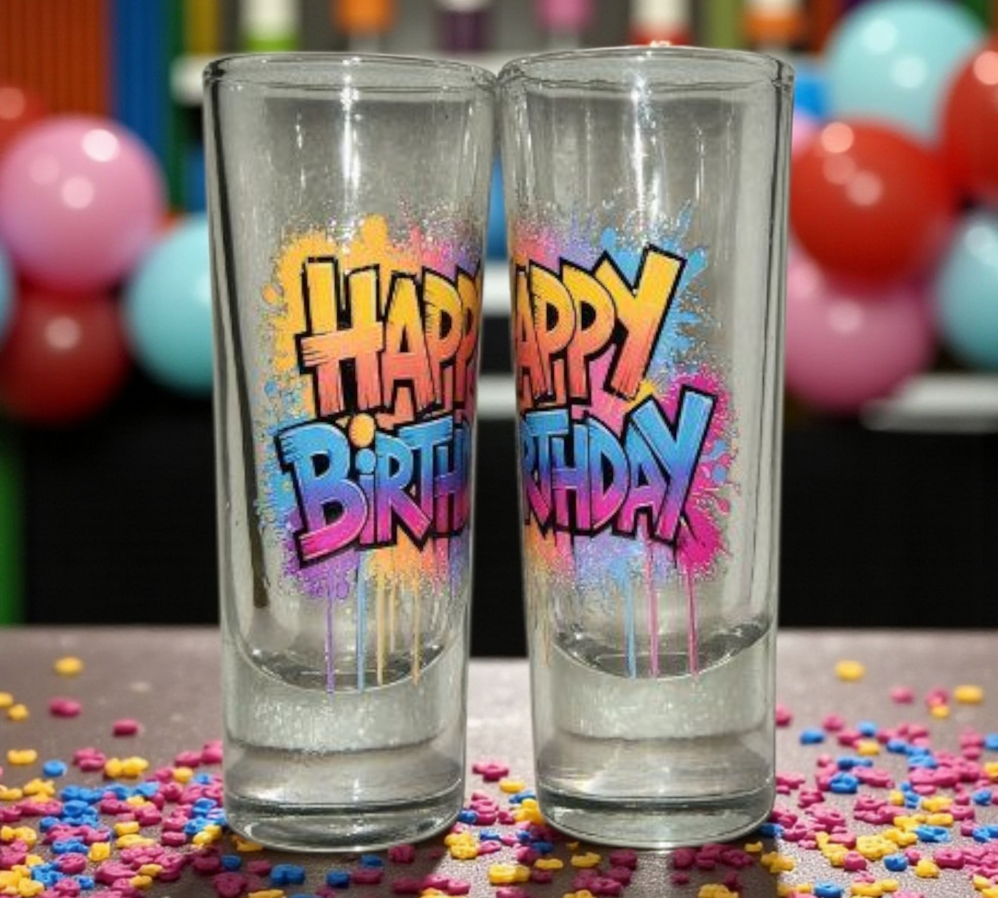 Happy Birthday Shot Glasses