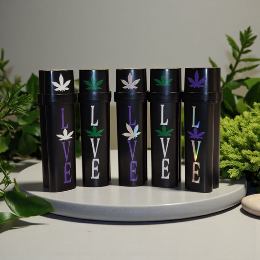 Lighter and 2 Pre-Roll Cigarettes Holder