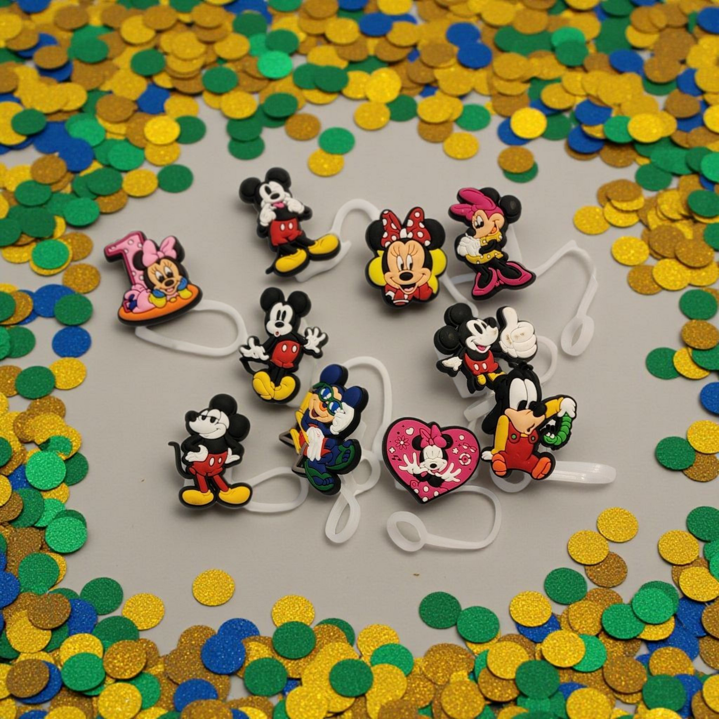 Mouse Straw Toppers