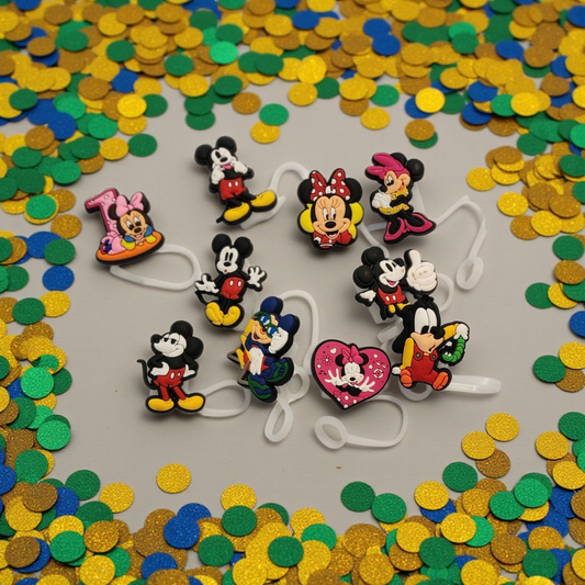 Mouse Straw Toppers