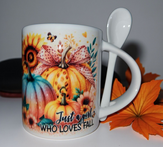 "Just A Girl Who Loves Fall" 11 oz Mug